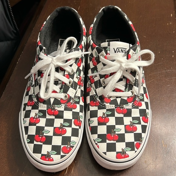 Vans Shoes - Cherry checkerboard Vans